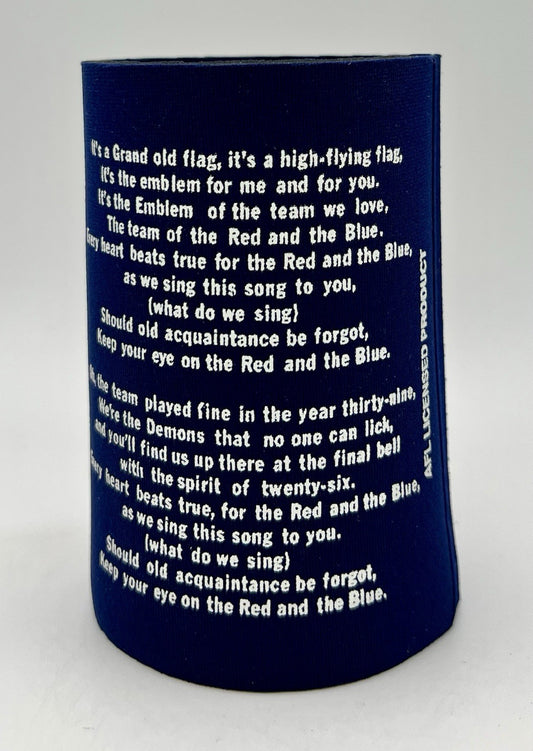 Vintage AFL Stubby Holder/Can Cooler Melbourne Demons Devilish Demons