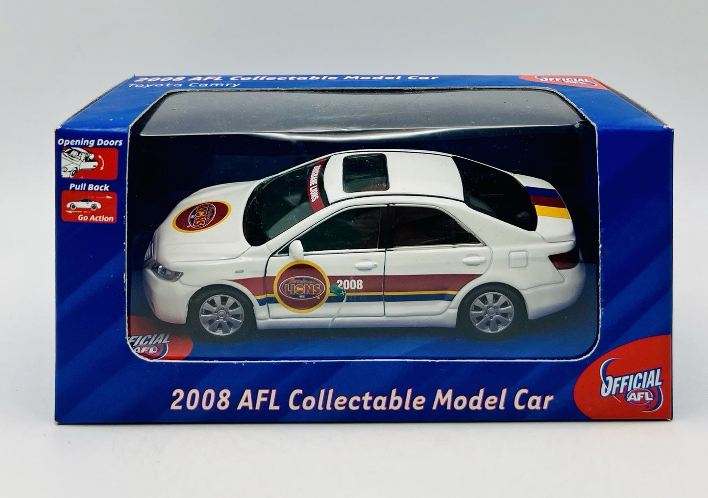 2008 AFL Collectable Model Car Toyota Camry Brisbane Lions
