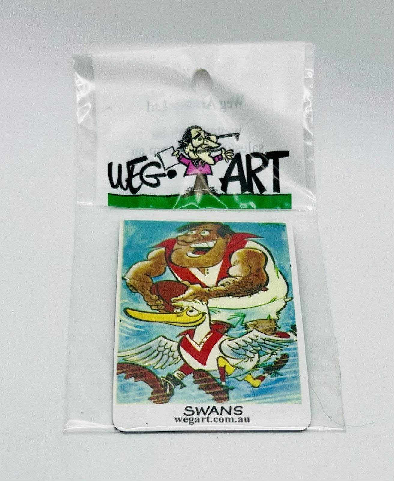 WEG WegArt Fridge Magnet - Sydney Swans Sunicrust Card Image