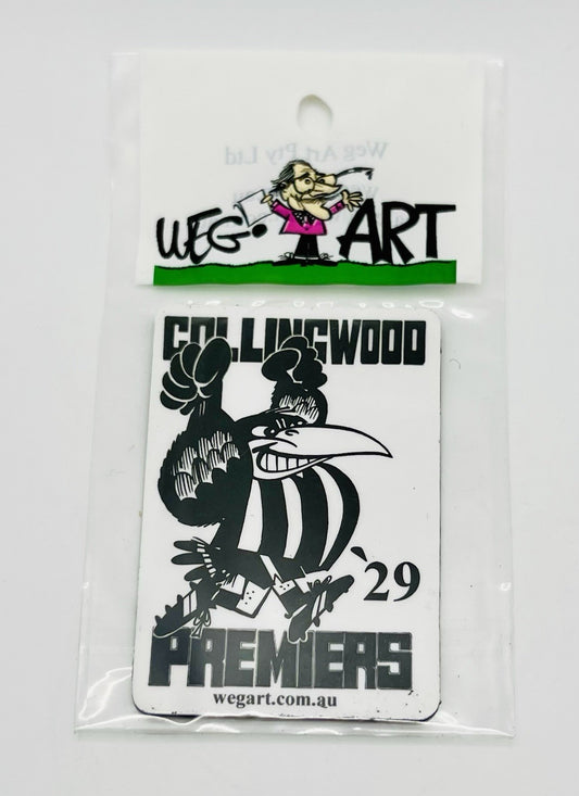 WEG WegArt Premiers Fridge Magnet - Collingwood Magpies 1929
