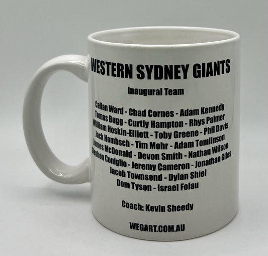 WegArt WEG Supporter Mug  - GWS Greater Western Sydney Giants “Carn The Giants”