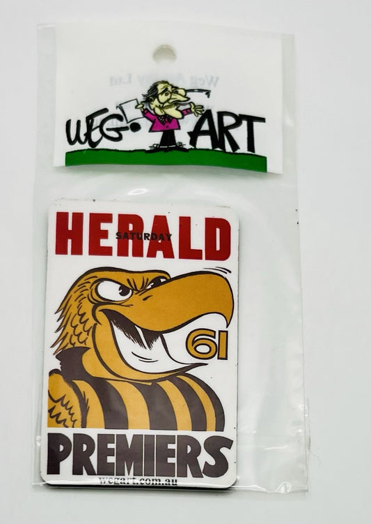 WEG WegArt Premiers Fridge Magnet - Hawthorn Hawks 1961