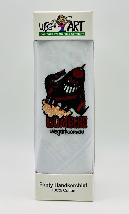 WegArt Gift Boxed Handkerchief Essendon Bombers