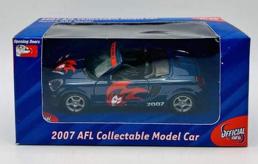 2007 AFL Collectable Model Car Toyota MR2 Spyder Melbourne Demons