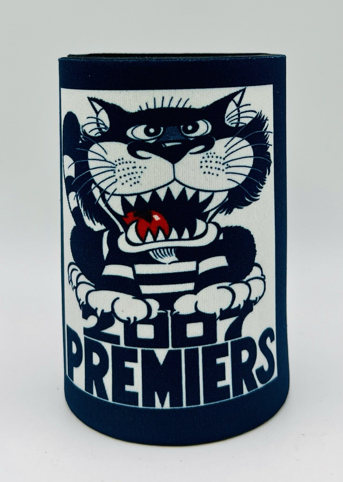 WegArt WEG Premiers Stubby Holder Can Cooler - Geelong Cats 2007
