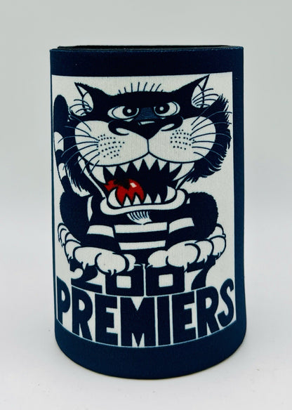 WegArt WEG Premiers Stubby Holder Can Cooler - Geelong Cats 2007