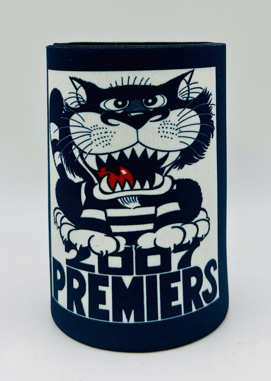 WegArt WEG Premiers Stubby Holder Can Cooler - Geelong Cats 2007