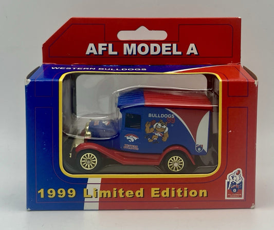 Vintage AFL Footy Car 1999 Limited Edition Model A Ford - Western Bulldogs