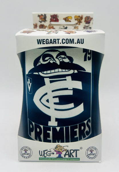 WegArt WEG Premiers Stubby Holder Can Cooler - Carlton Blues 1979