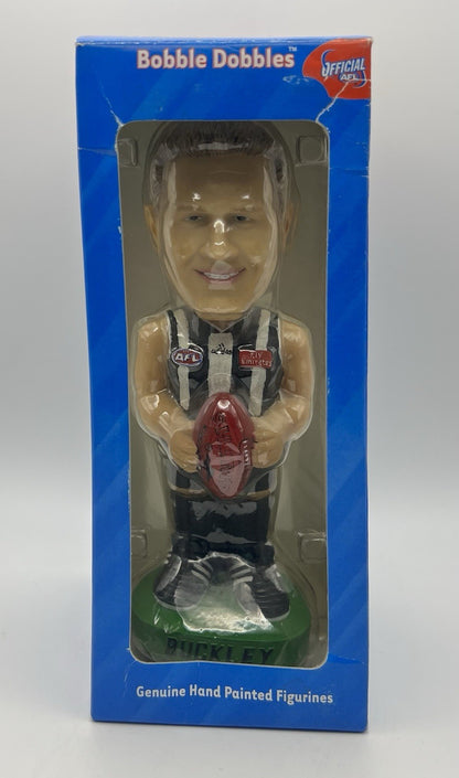 2002 AFL Bobble Dobbles Bobblehead - Collingwood Magpies Nathan Buckley