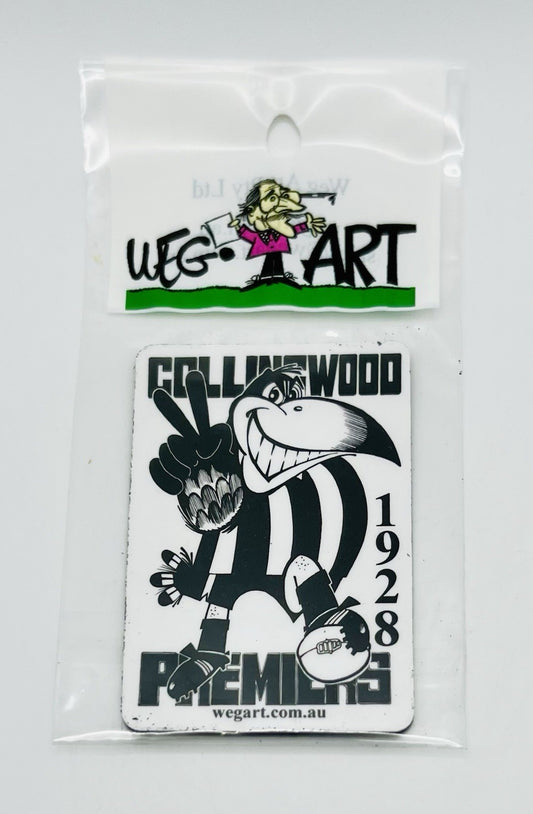 WEG WegArt Premiers Fridge Magnet - Collingwood Magpies 1928