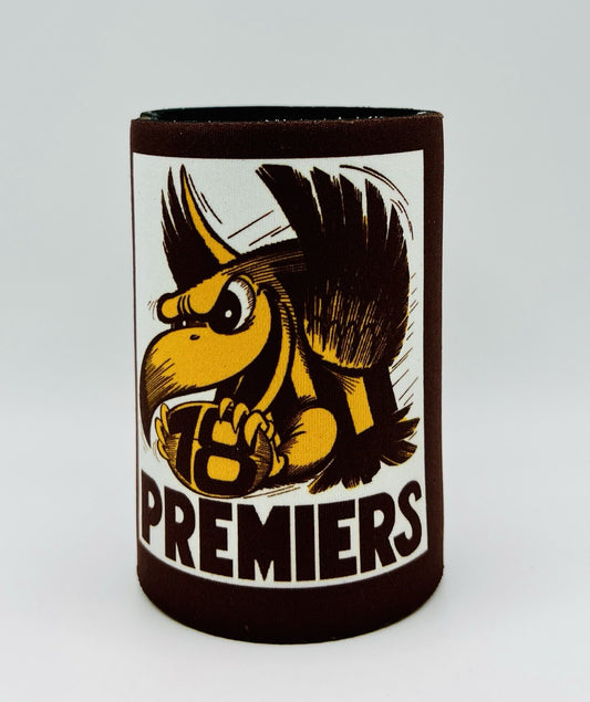 WegArt WEG Premiers Stubby Holder Can Cooler - Hawthorn Hawks 1978