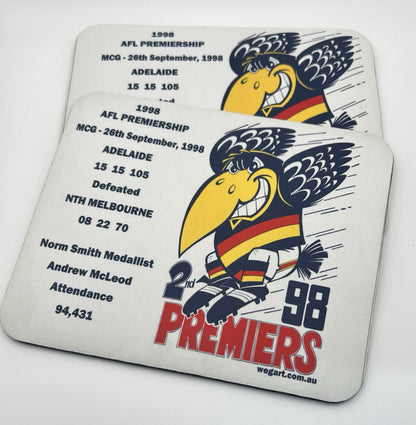 WegArt mouse pad / mouse mat - Adelaide Crows 1998 X2 - CLEARANCE ITEM
