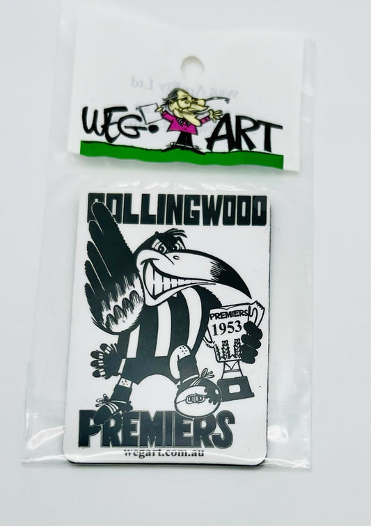 WEG WegArt Premiers Fridge Magnet - Collingwood Magpies 1953