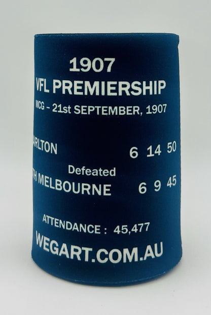 WegArt WEG Premiers Stubby Holder Can Cooler - Carlton Blues 1907