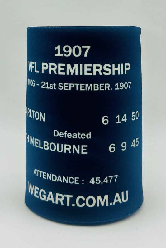 WegArt WEG Premiers Stubby Holder Can Cooler - Carlton Blues 1907