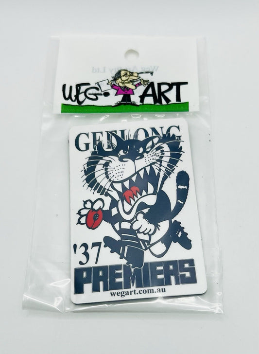 WEG WegArt Premiers Fridge Magnet - Geelong Cats 1937