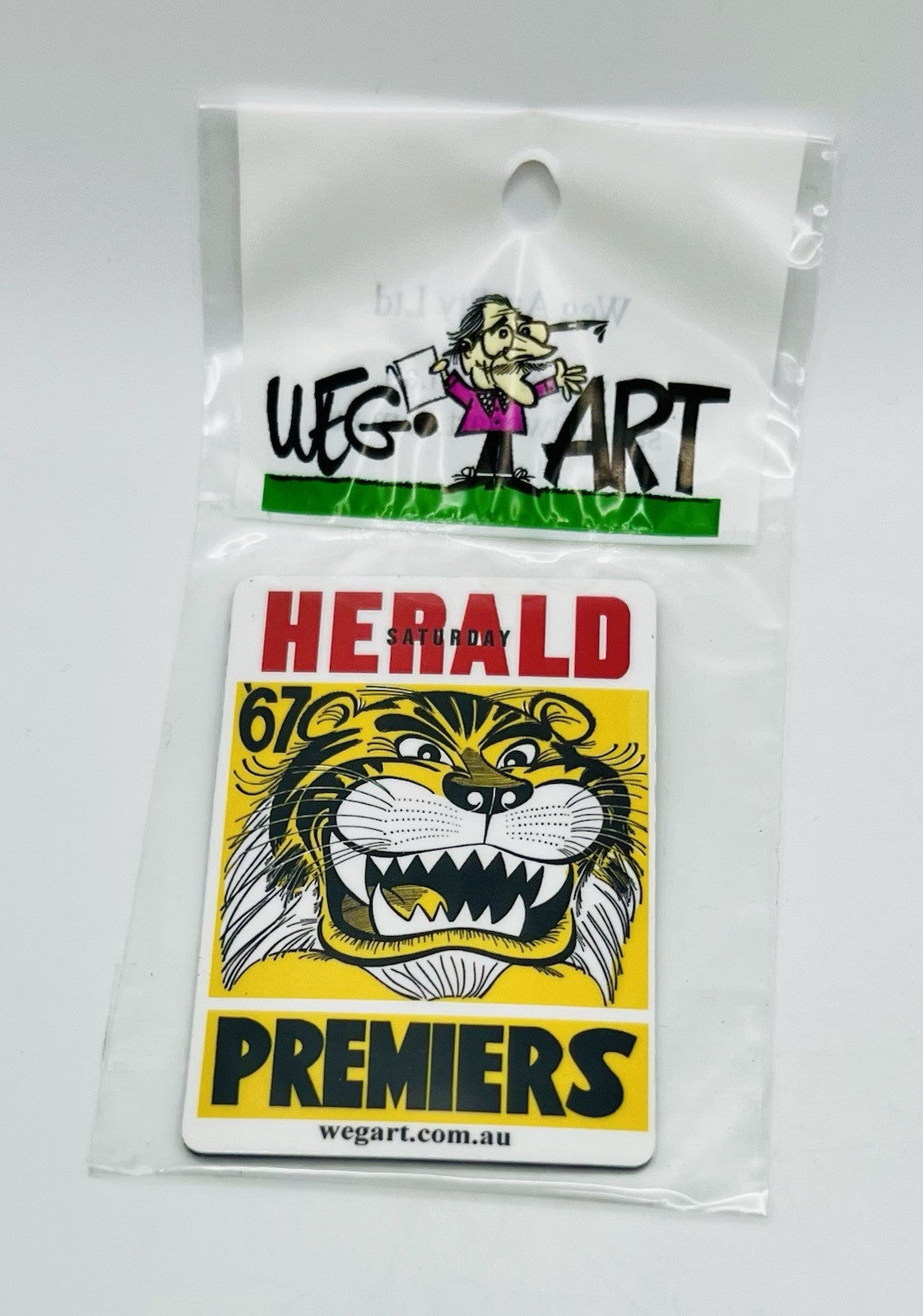 WEG WegArt Premiers Fridge Magnet - Richmond Tigers 1967