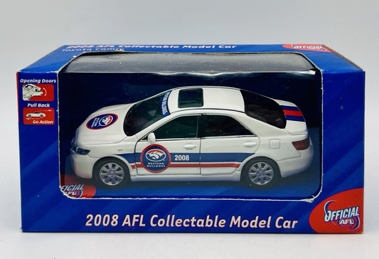 2008 AFL Collectable Model Car Toyota Camry Western Bulldogs