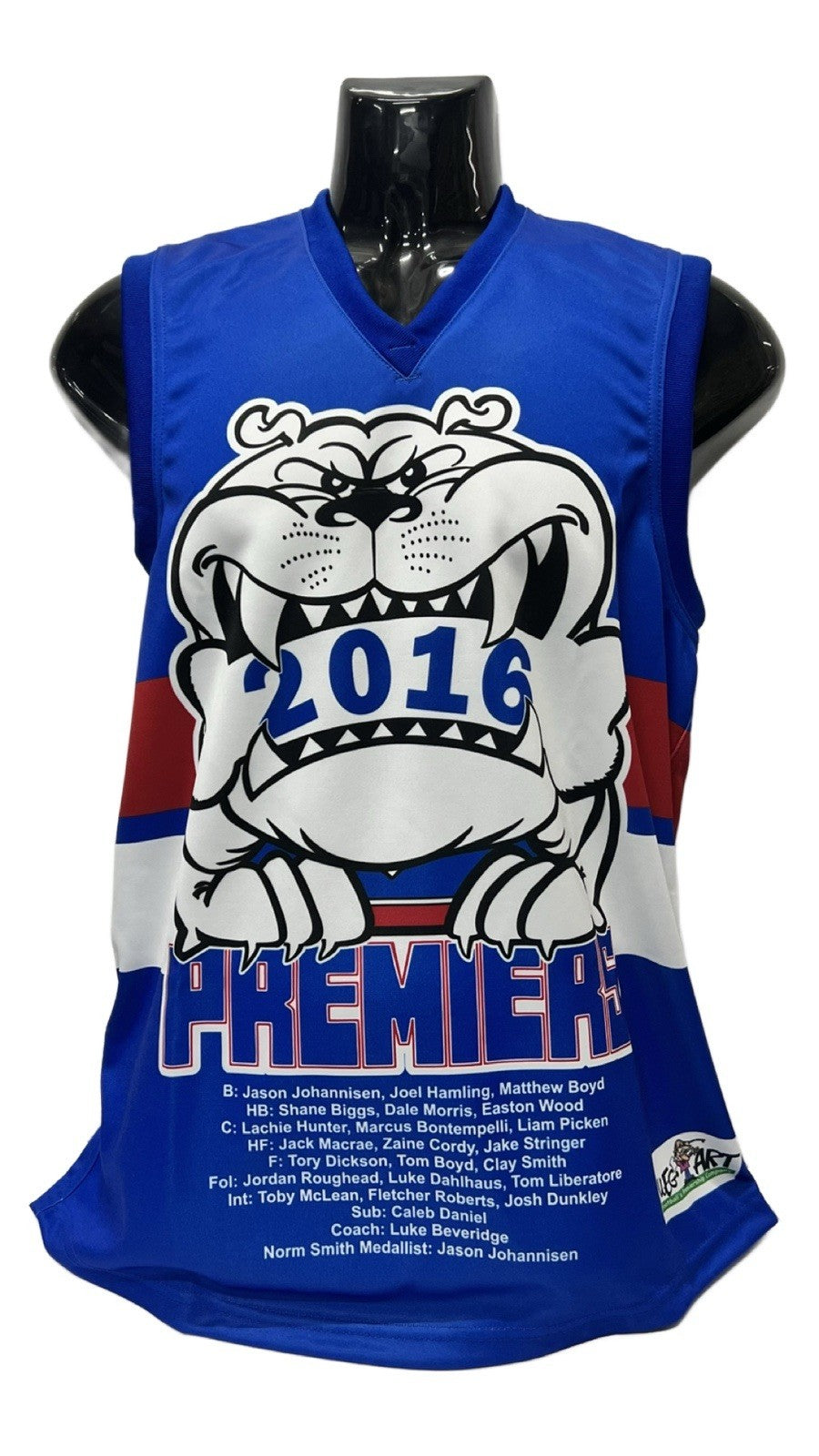 WegArt WEG Football Jumper Western Bulldogs 2016 - 3XL