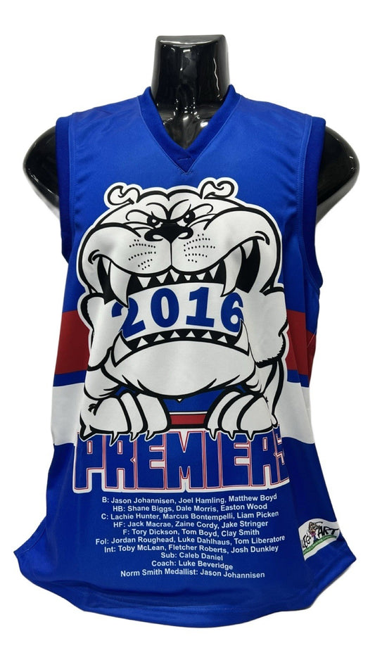 WegArt WEG Football Jumper Western Bulldogs 2016 - 3XL