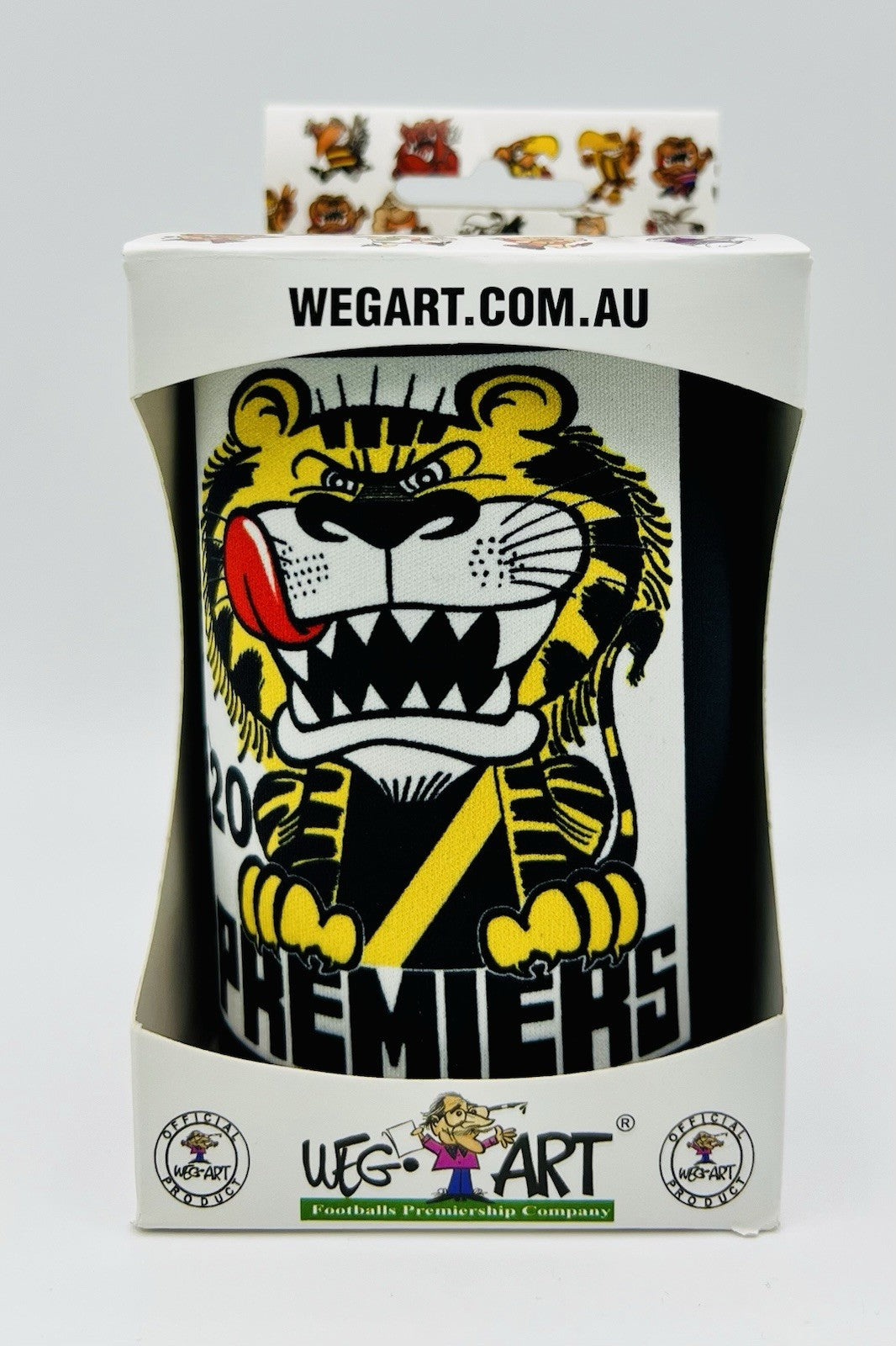 WegArt WEG Premiers Stubby Holder Can Cooler - Richmond Tigers 1920