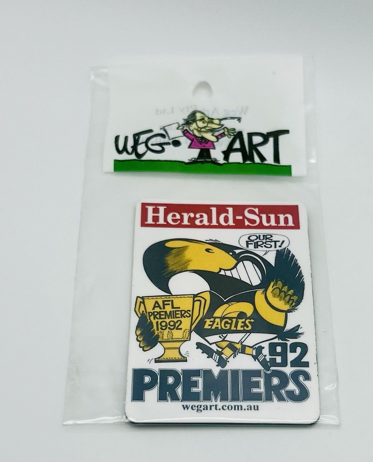 WEG WegArt Premiers Fridge Magnet - West Coast Eagles 1992