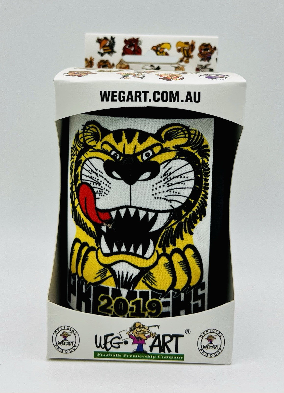 WegArt WEG Premiers Stubby Holder Can Cooler - Richmond Tigers 2019