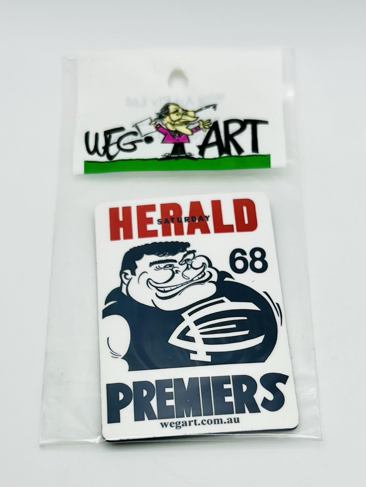 WEG WegArt Premiers Fridge Magnet - Carlton Blues 1968