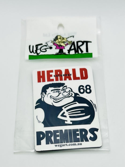 WEG WegArt Premiers Fridge Magnet - Carlton Blues 1968