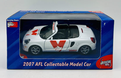 2007 AFL Collectable Model Car Toyota MR2 Spyder Sydney Swans