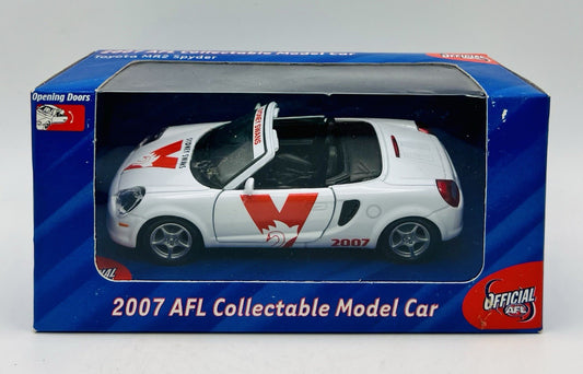 2007 AFL Collectable Model Car Toyota MR2 Spyder Sydney Swans