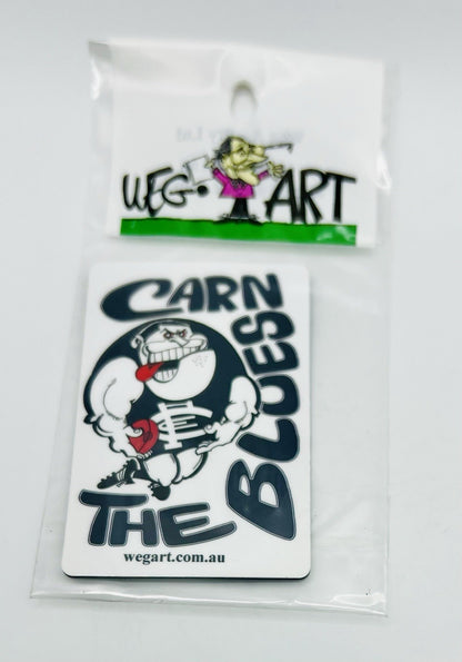 WEG WegArt Fridge Magnet - “Carn The Blues” Carlton Blues