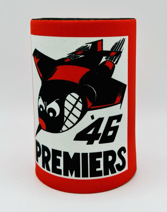 WegArt WEG Premiers Stubby Holder Can Cooler - Essendon Bombers 1946