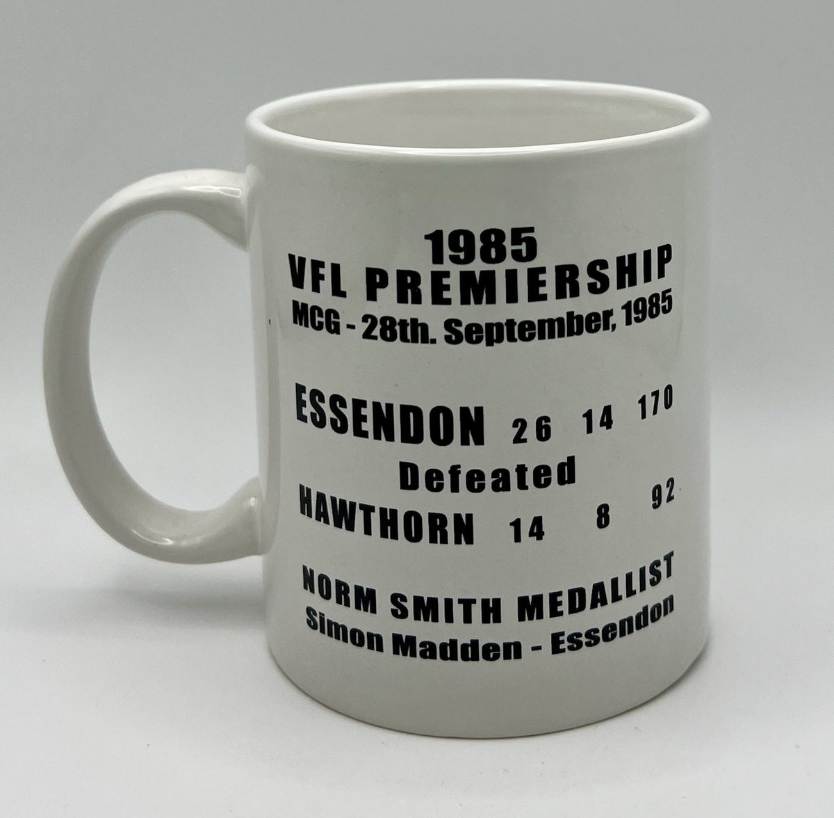 WegArt WEG Premiers Mug  - Essendon Bombers 1985