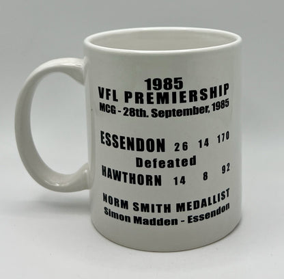 WegArt WEG Premiers Mug  - Essendon Bombers 1985