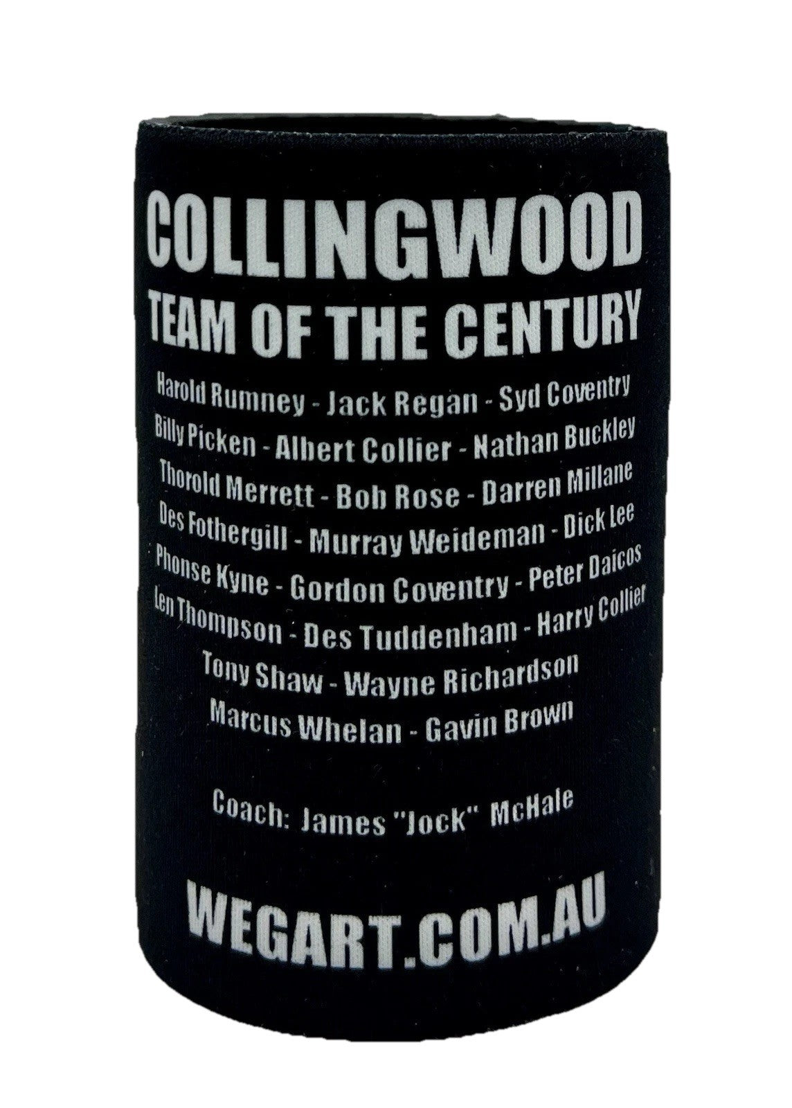 WegArt Stubby Holder Can Cooler - Collingwood Magpies “Carna Pies”
