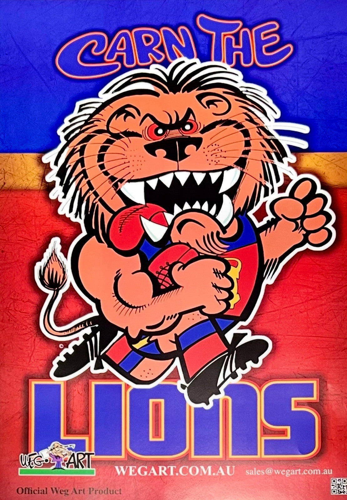 2025, 2024, 2003, 2002, 2001 & Supporter Brisbane Lions Weg Art Premiers Posters