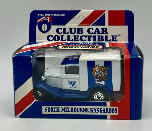 Vintage AFL 1995 Club Car Collectible Ford Model A Van Diecast Kangaroos