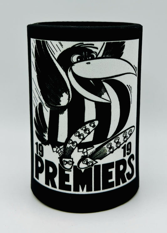 WegArt WEG Premiers Stubby Holder Can Cooler - Collingwood Magpies 1919