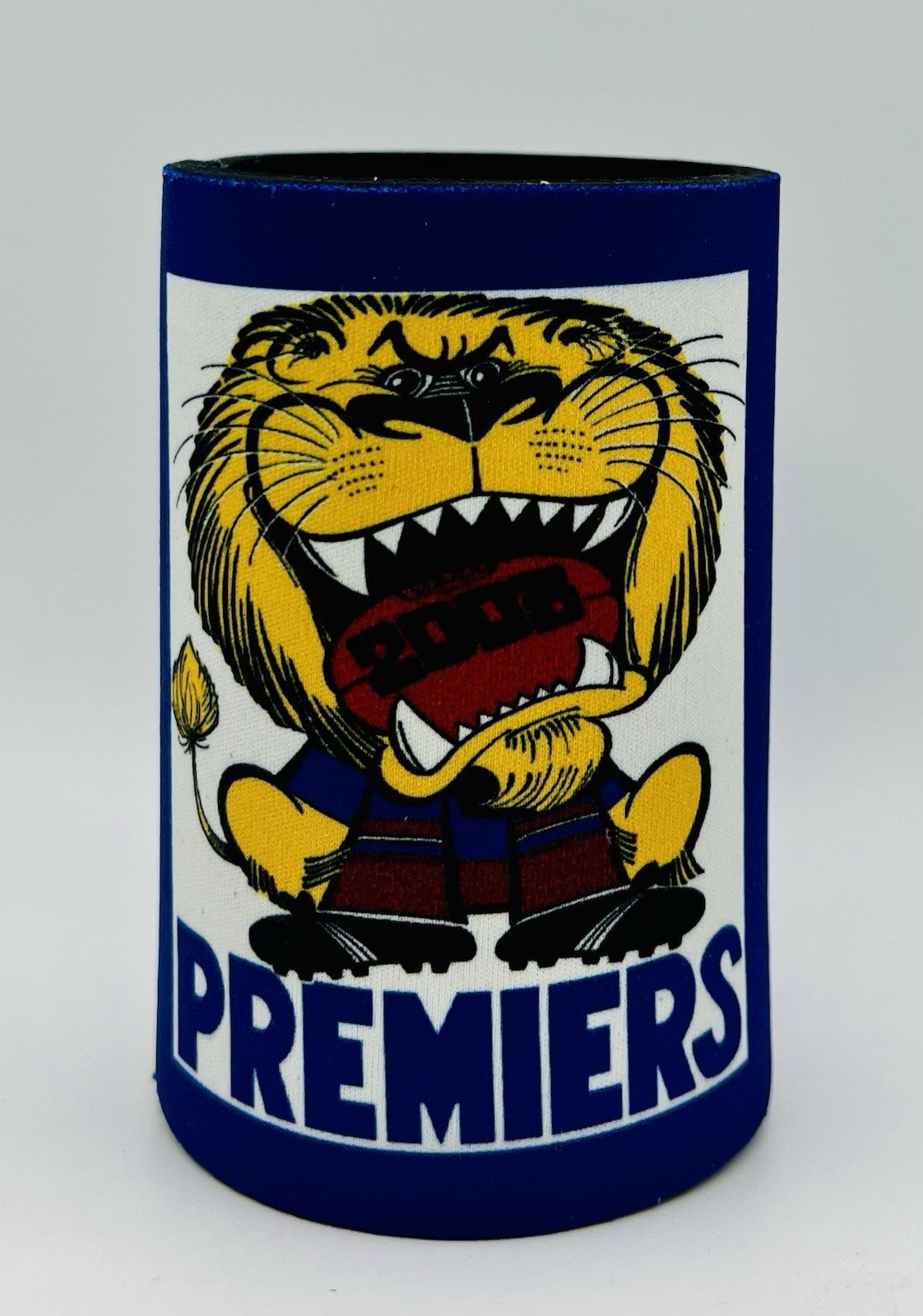 WegArt WEG Premiers Stubby Holder Can Cooler - Brisbane Lions 2003