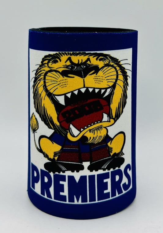 WegArt WEG Premiers Stubby Holder Can Cooler - Brisbane Lions 2003