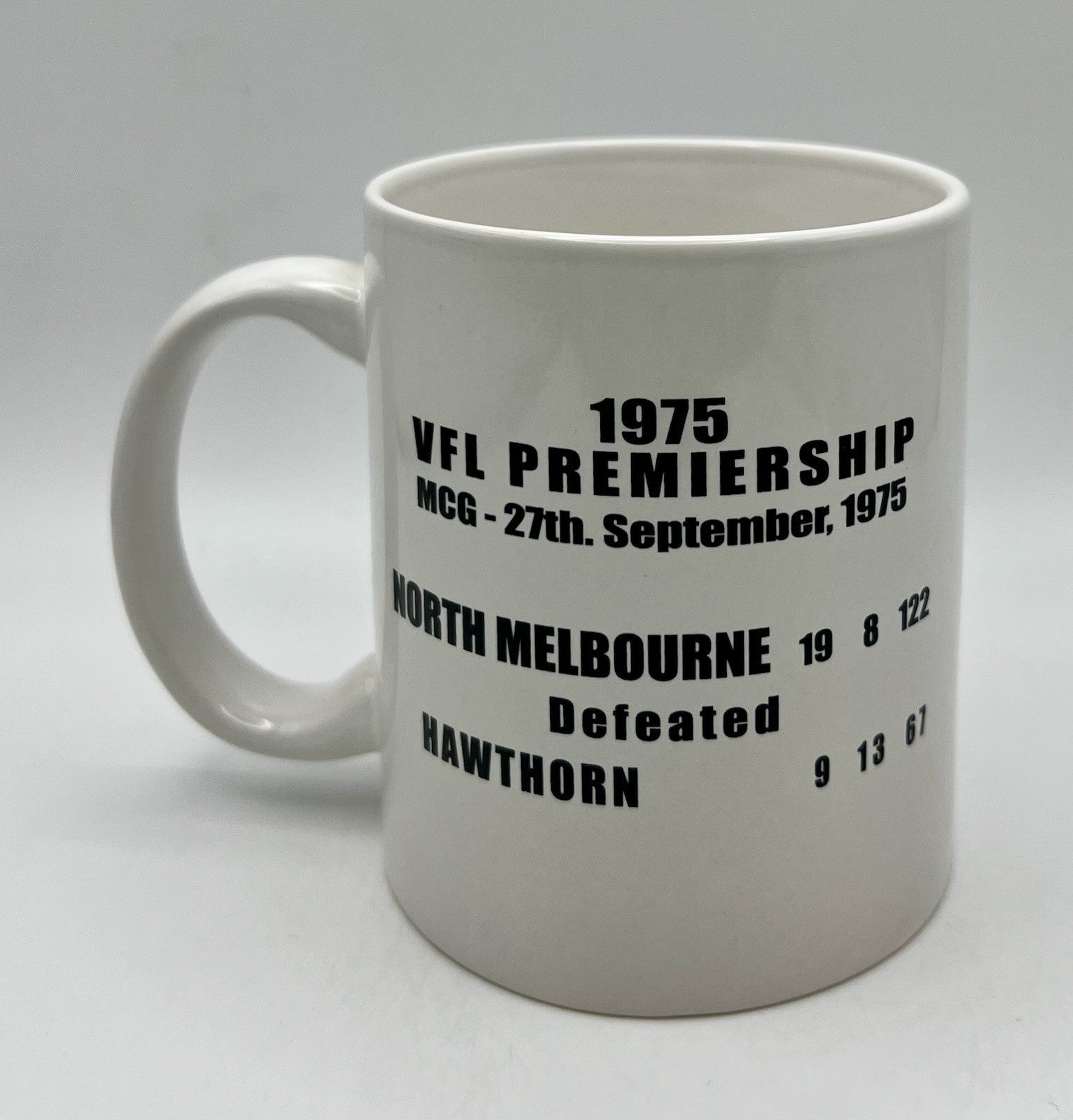 WegArt WEG Premiers Mug - North Melbourne Kangaroos 1975