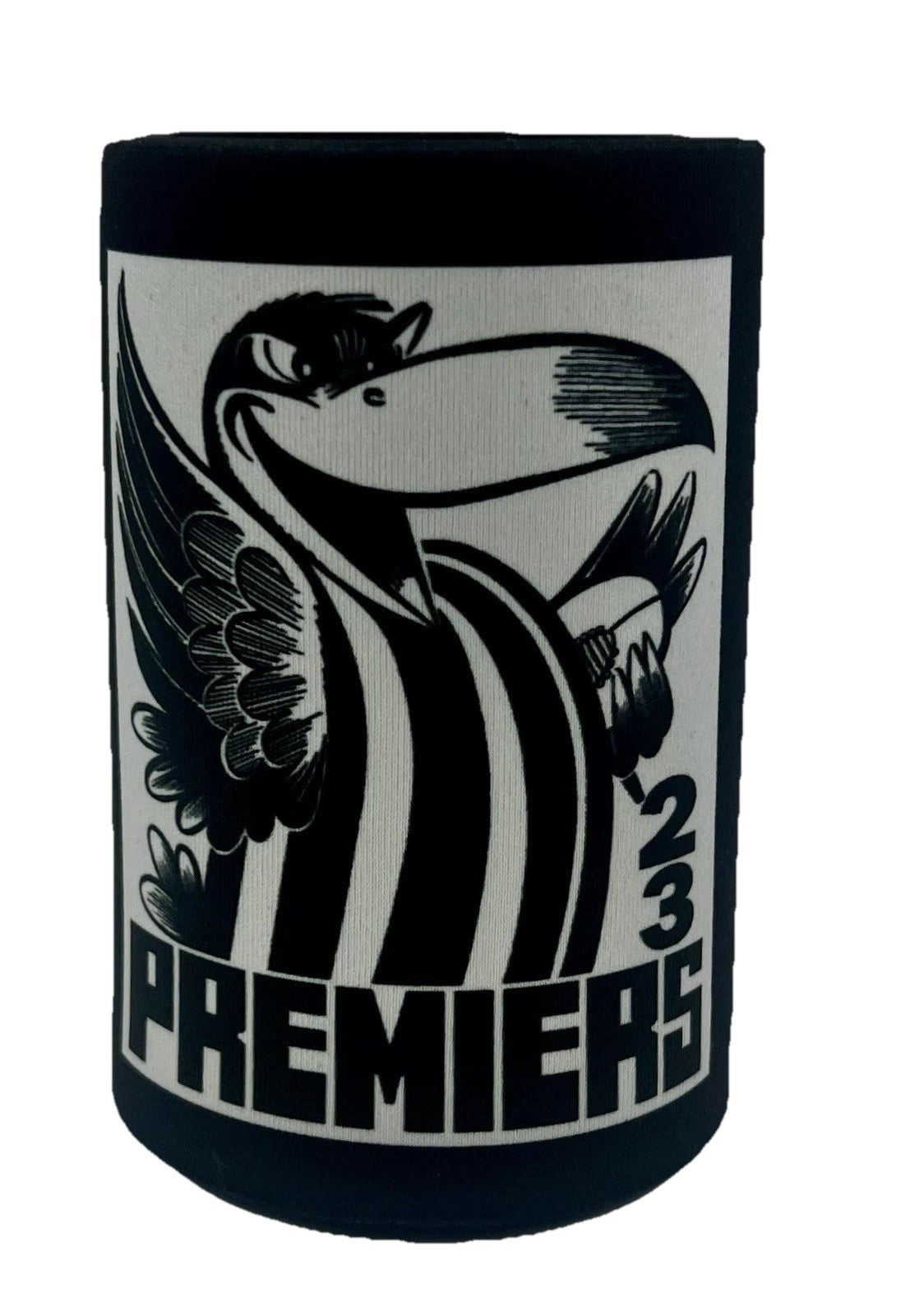 WegArt WEG Premiers Stubby Holder Can Cooler - Collingwood Magpies 2023