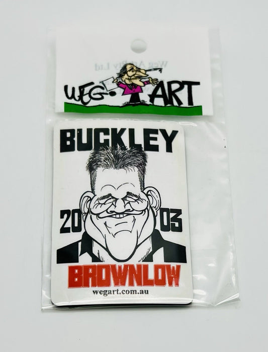 WEG WegArt Fridge Magnet - Nathan Buckley Brownlow 2003