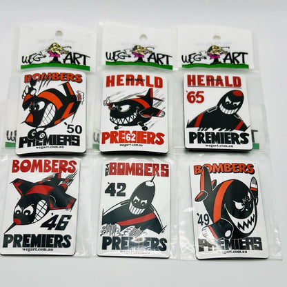 WEG WegArt Fridge Magnet - Essendon Bombers Player Image Matthew Lloyd