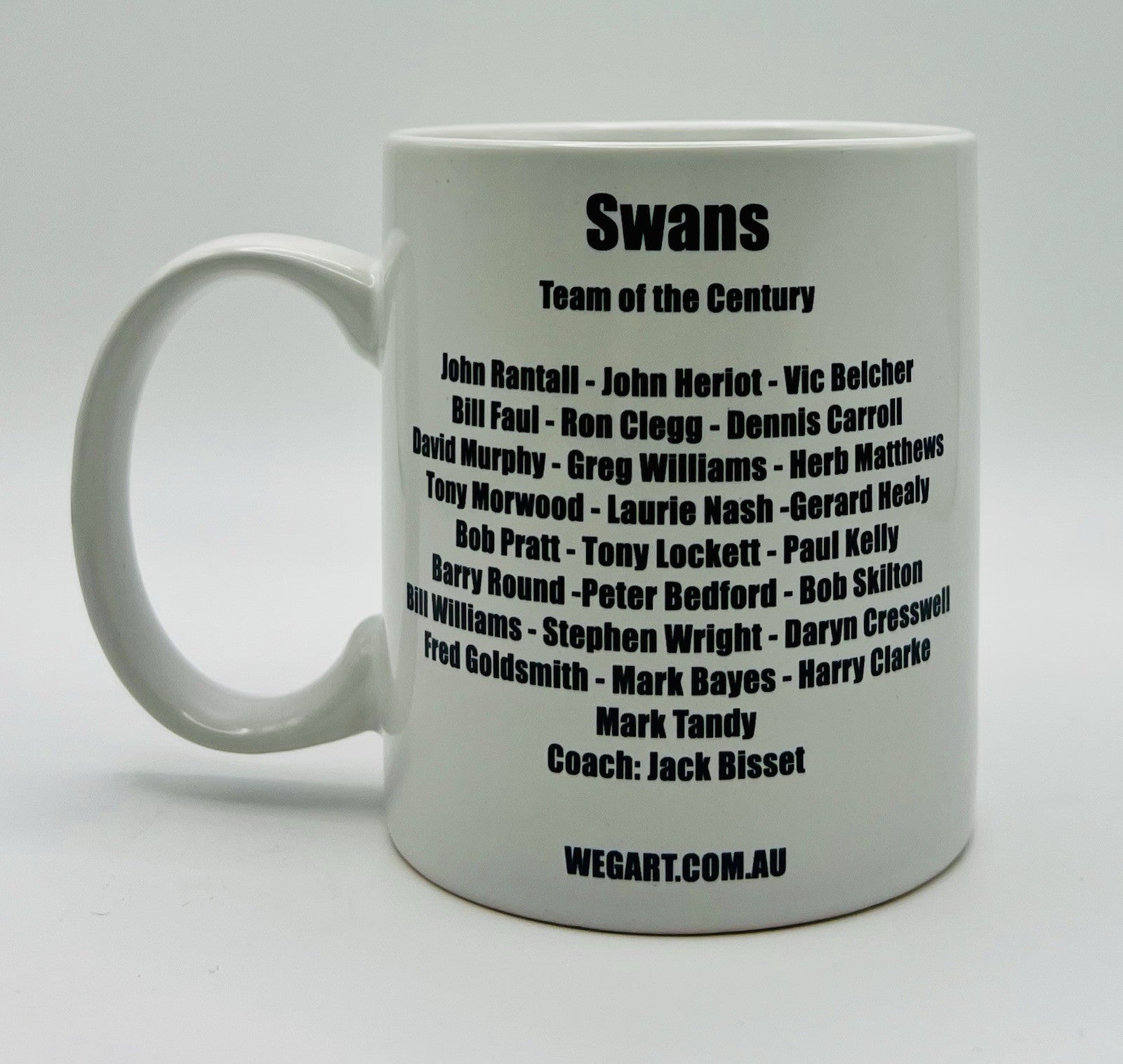 WegArt WEG Supporter Mug - Sydney Swans - “Carn The Swans”