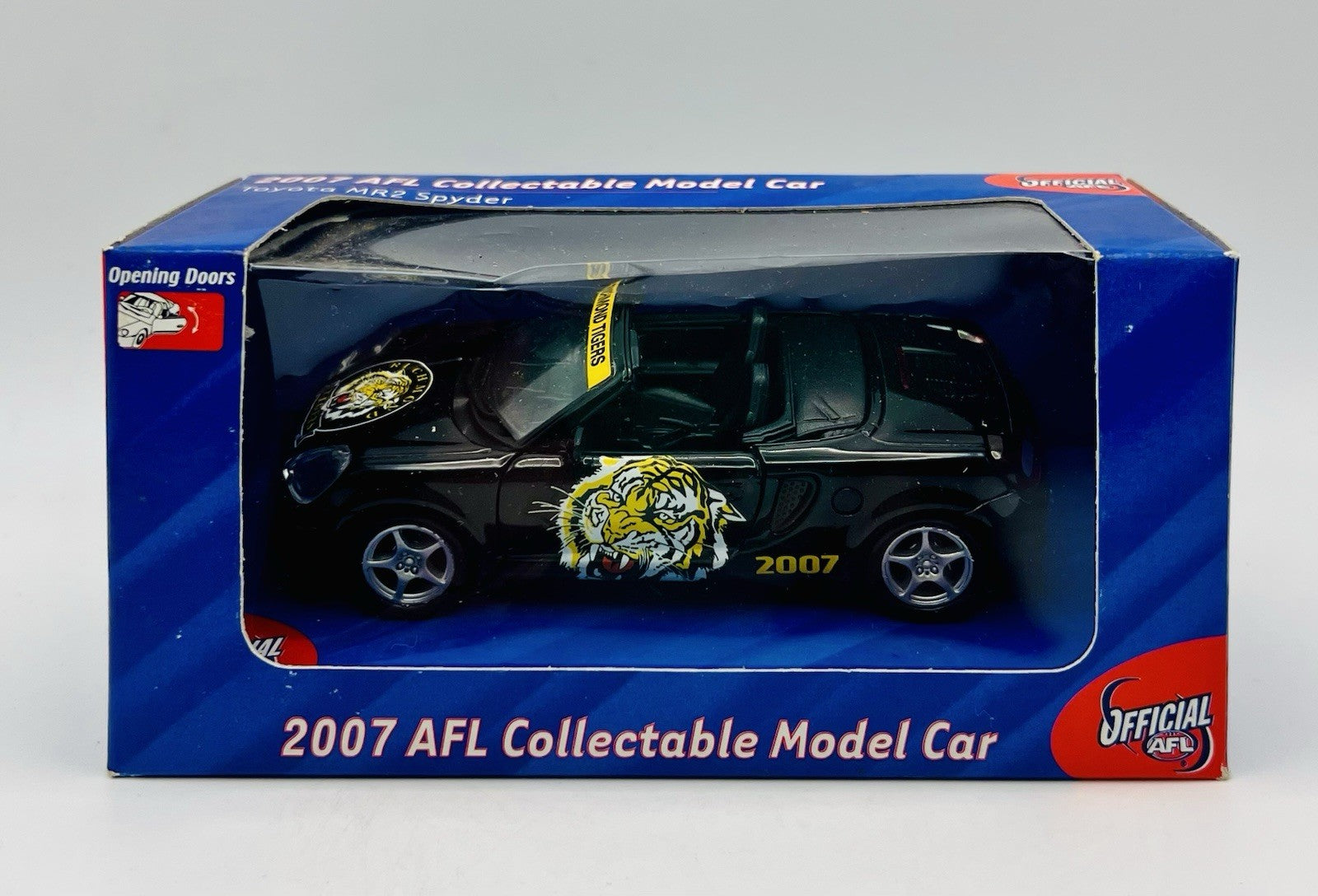 2007 AFL Collectable Model Car Toyota MR2 Spyder Richmond Tigers