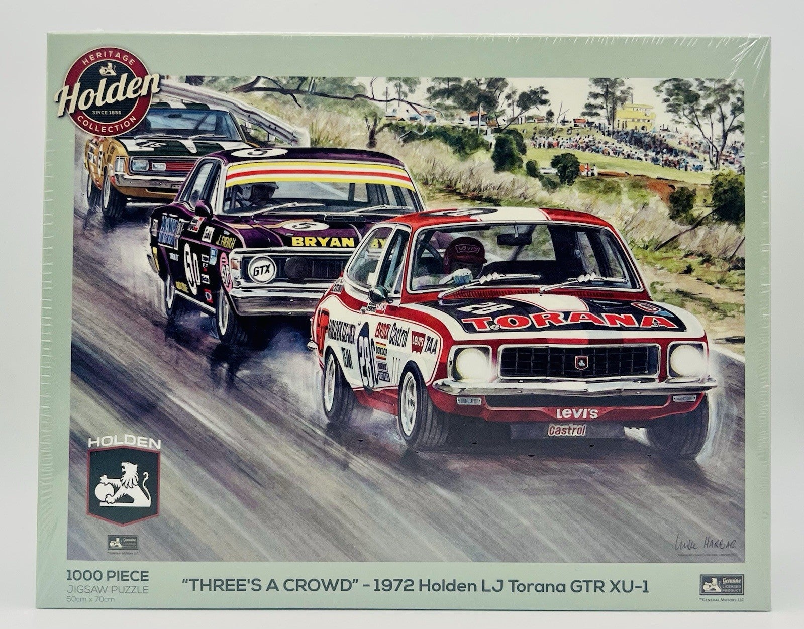 "THREE'S A CROWD" - 1972 Holden LJ Torana GTR XU-1. 1000 Piece Jigsaw Puzzle