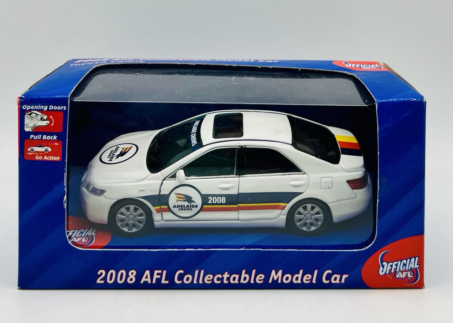 2008 AFL Collectable Model Car Toyota Camry Adelaide Crows